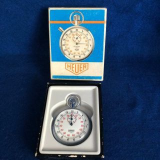 Vintage 7 Jewel Leonidas 55mm Stopwatch (heuer) Swiss Made