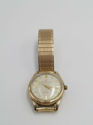 Vintage 1959 Girard Perregaux Gyromatic Goldplated Mens Watch Running