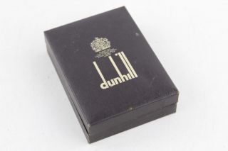 Vintage DUNHILL Silver Plate Rollagas Cigarette LIGHTER Swiss Made,  Boxed 6
