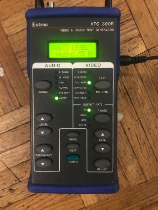 EXTRON VTG 300R Handheld Rechargeable Battery Powered Video Audio Test Generator 2