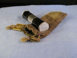 Vintage Christofle Enamel Lacque De Chine Pocket Atomiser Perfume Scent Bottle