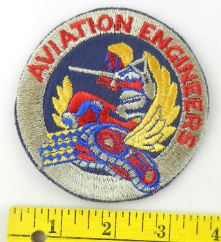 WWII US ARMY AIR FORCES AVIATION ENGINEERS Patch MILITARY Badge T70a9 3