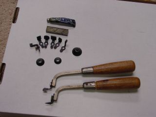 Vintage Hagen Gun Stock Checkering Tool Set.