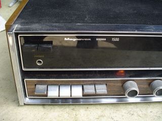 Heavy Metal Powerful Late 60 ' s Vintage Magnavox 1500 Stereo Receiver 4