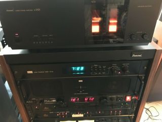 Vintage Sansui B2101 Stereo Power Amplifier - caps replaced,  sounds great 2