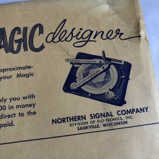 Vintage Package of Hoot Nanny MAGIC DESIGNER Drawing Set Refill Paper Discs 4
