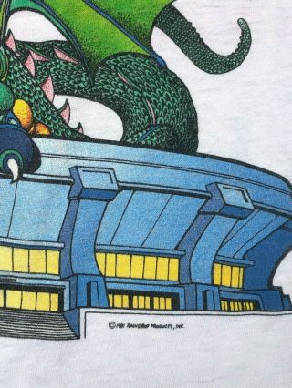 1981 Rolling Stones LA Coliseum Stadium Concert T - Shirt Dragon Jersey Size M Tee 5