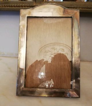 Antique Art Deco Solid Silver Picture Frame By British Metallising Co.  Ltd.