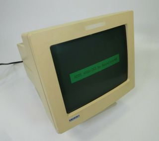 Boundless Technologies Adds 4000/265 Vintage Computer Terminal 12 " Crt Monitor