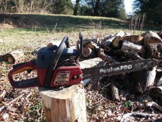 Poulan Pro 42cc chainsaw vintage red poulan 3