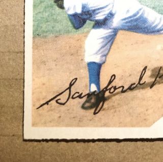 Shape Vintage Ungraded 1956 Topps Dodgers Sandy Koufax 79 4