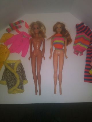 Vintage Barbie Dolls and Clothing Francie (Stacey?) 3