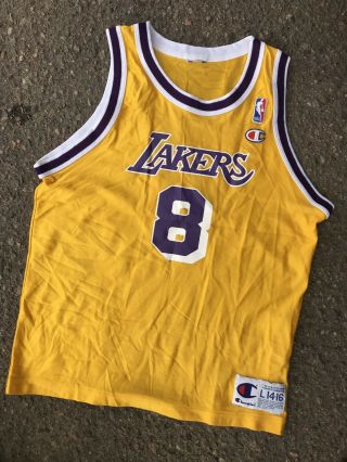 Vintage Champion Kobe Bryant Los Angeles Lakers Toddler Jersey