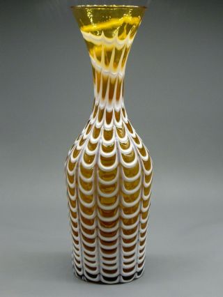 Vintage Fratelli Toso Italian Murano fenicio art glass vase circa early 20th C 7