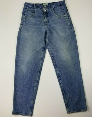 Vtg Guess Mens Jeans By Georges Marciano Sz 38 Made In USA Light Wash 10075 Euc 2
