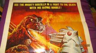 Godzilla vs The Bionic Monster Vintage Movie Poster 41 