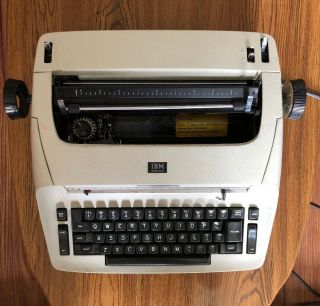 Vintage Ibm Selectric I Typewriter.  Tan.