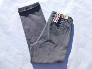 $240 Levis Vintage Clothing 1950s Tab Twill Trousers Faded Pant Tag 34x30