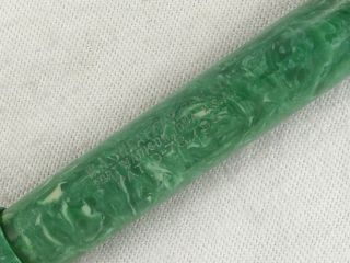 VINTAGE BIG 1930s SHEAFFER JADE GREEN 