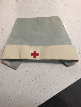 Vintage Wwii Era Red Cross Nurse 