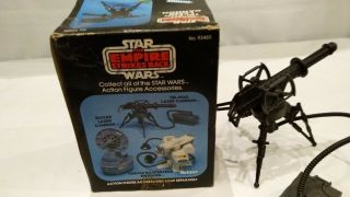Vintage Kenner ' 82 Star Wars Return of the Jedi Tri - Pod Laser Cannon Toy Box Gun 6