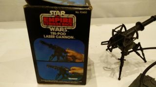 Vintage Kenner ' 82 Star Wars Return of the Jedi Tri - Pod Laser Cannon Toy Box Gun 7