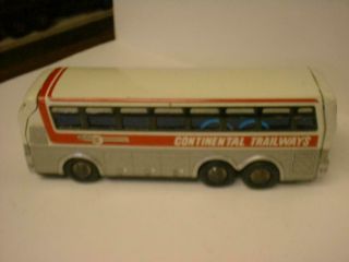 TIN CONTINENTAL TRAILWAYS BUS / MADE IN JAPAN / L@@k 2