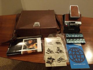 Vintage Polaroid Sx - 70 Land Camera With Case