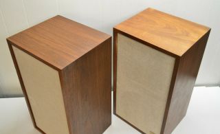 pair vintage Acoustic Research AR - 2AX large Bookshelf Speakers SOUND 3