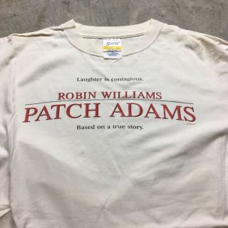 90s Vtg Patch Adams Robin Williams Movie Promo T Shirt Comedy Drama Xl Funny