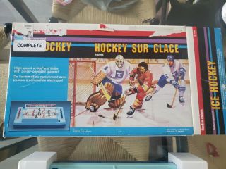 Vintage80s Radio Shack Battery Operated Ice Hockey Game with Box 4