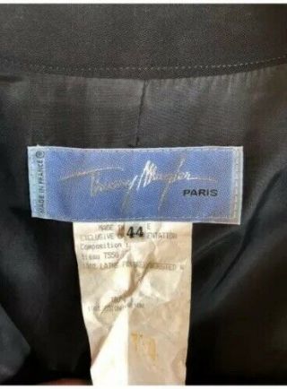 Vintage 1980s Thierry Mugler Suit Size FR 44 US 12 7