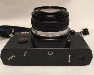 VTG Olympus OM - 4 TTL Auto Exposure 35mm SLR Japan Made Black Body/Frame Camera 5