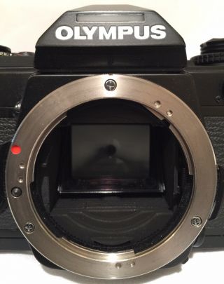 VTG Olympus OM - 4 TTL Auto Exposure 35mm SLR Japan Made Black Body/Frame Camera 7