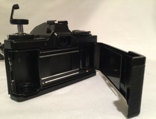 VTG Olympus OM - 4 TTL Auto Exposure 35mm SLR Japan Made Black Body/Frame Camera 8
