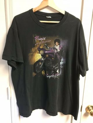 Rare Vintage Prince Purple Rain Shirt Size Xl