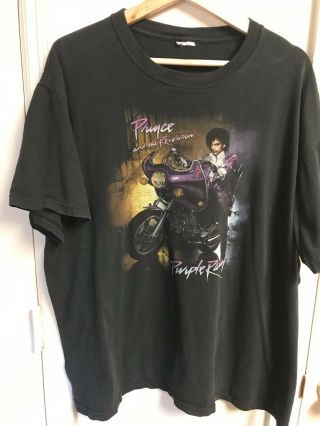 Rare Vintage Prince Purple Rain Shirt Size XL 2