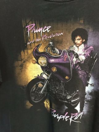 Rare Vintage Prince Purple Rain Shirt Size XL 3