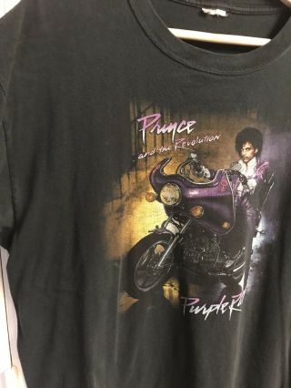 Rare Vintage Prince Purple Rain Shirt Size XL 4