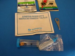 Vintage SHIMANO Bantam 100 Bait - Casting Fishing REEL Gear Ratio 4.  7:1 6