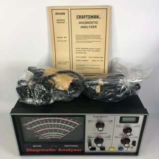Vintage Sears Craftsman Automotive Diagnostic Analyzer 12v - 24v Open Box