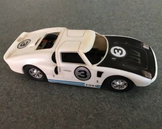 Ideal 1967 Motorific Ford Gt Battery Operated Slot Car