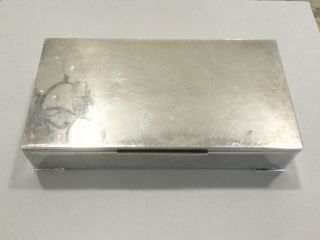 Vintage Sterling Silver Box Made In Denmark For J.  C.  Boardman & Co 264g