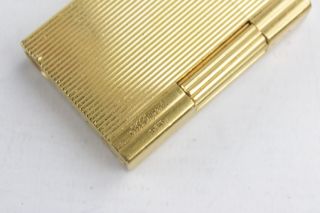 Vintage ST DUPONT Paris Gold Plate CIGARETTE LIGHTER Serial 6ERK052 6