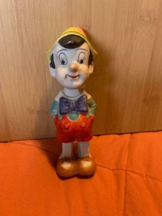 Vintage Pinocchio Ceramic Figurine - Japan Walt Disney Productions