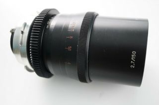 Very Rare OKC - 9 - 150 - 1,  F=150mm /2.  7 (T - 31),  cine lens converted to PL mount, 8