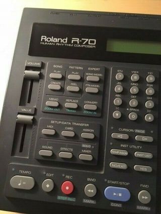 Roland R70 Human Rhythm Composer Drum Machine Vintage 90 