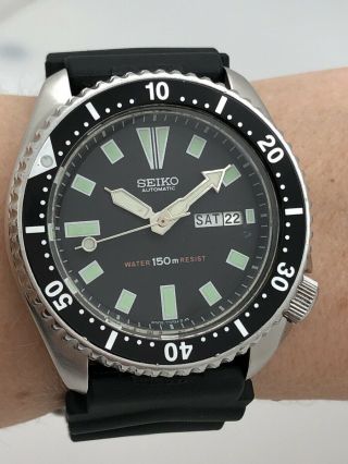 Vintage Seiko Automatic Date 6309 - 7290 Divers 150m Fully Band