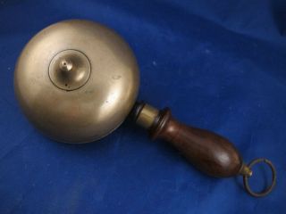 Antique Bronze Muffin Bell - Unusual Small Size - 4 " Diameter (fire Alarm)