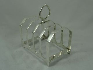 Solid Silver Toast Rack,  1954,  110gm